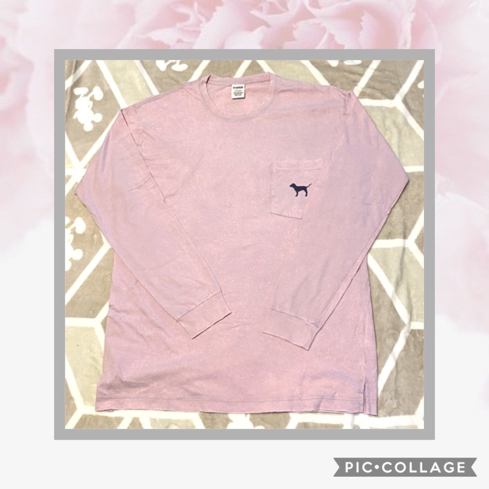 Victoria’s Secret PINK campus long sleeve tee
